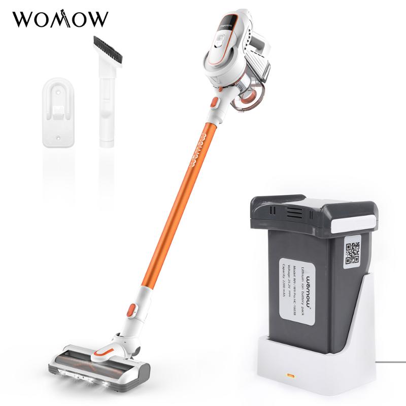 

Womow W9 Pro Wireless Vacuum Cleaner 2 Detachable Batteries 16,000pa Strong Suction 2-in-1 Stick Handheld Stick Vacuum Cleaner