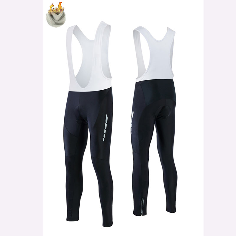 

2020 SUREA Winter Fleece Warm Tights Long Bib Pant Breathable Gel Pad Sportswear Pro Team Bike Cycling Wear Bicycle Outdoor L03, 01
