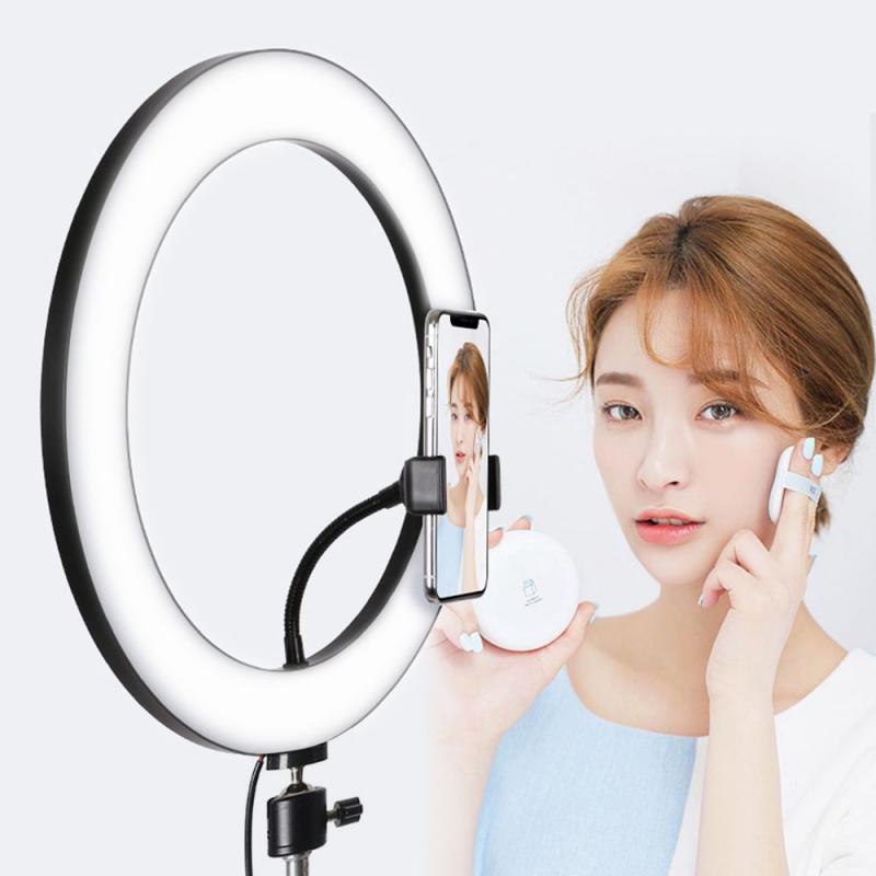 

LED Ring Light Ring Lamp Studio Camera Photography Photo For Smartphone Makeup Selfie Enhancing Fill-in Light 20/26cm