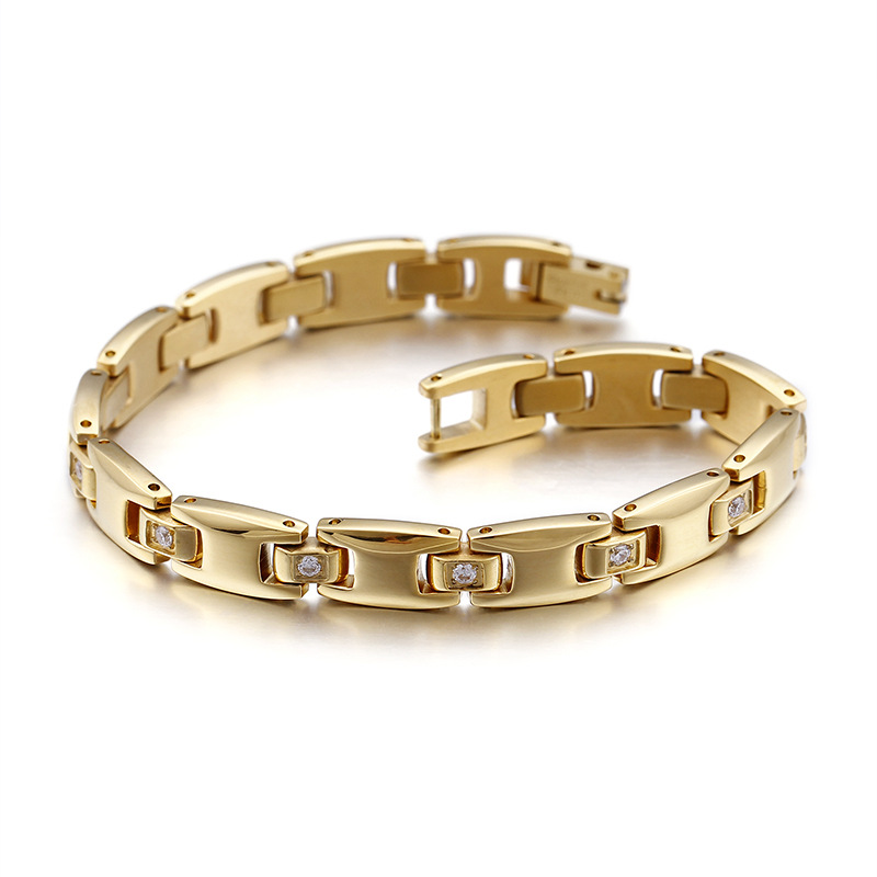 

Gold color Women bracelets fashion men's titanium steel bracelets jewelry girl friend gift