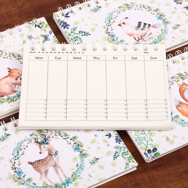 

Cartoon Deer A6 Weekly Daily Planner Notebook Agenda Organizer Stationery School Office Supplies Schedule Portable 2020 2020