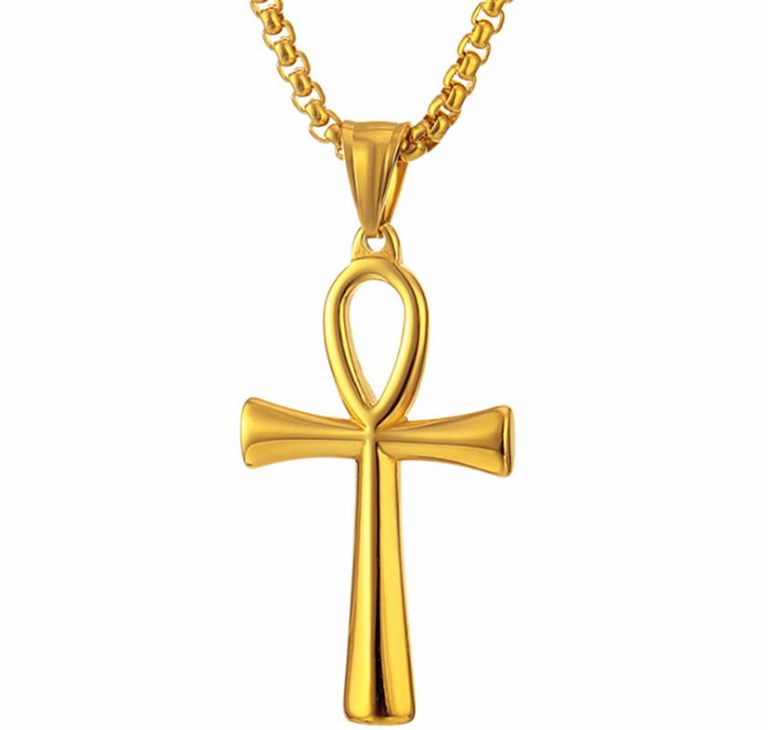 

316L Stainless Steel Egyptian Talisman Of Life Necklace Pendant Anka Egyptian Cross Necklace