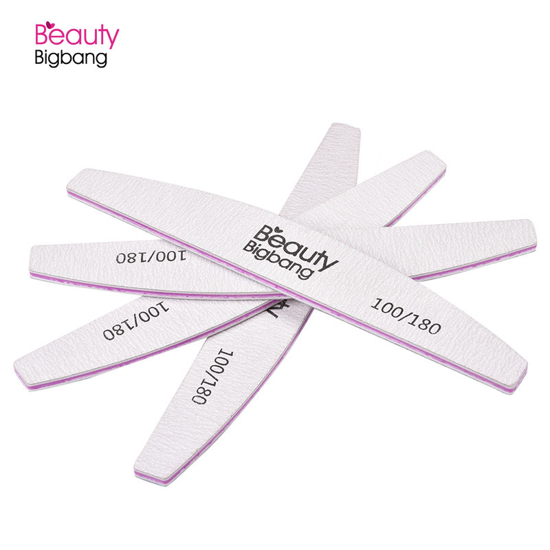 

BeautyBigBang 5PCS 100/180 Sanding Buffer Block Pedicure Manicure Buffing Polish Tools Professional Double Side Nail Files