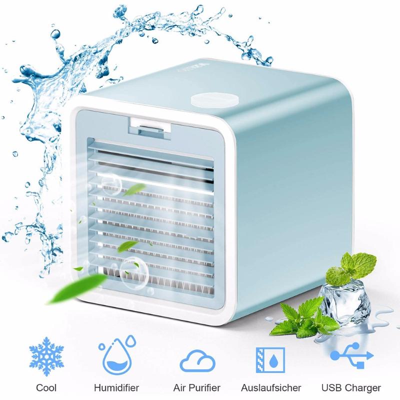 

40# Air Conditioner Refrigeration Usb Portable Desktop Small Air Conditioner Cooling Fan For Home Office School 2020 New