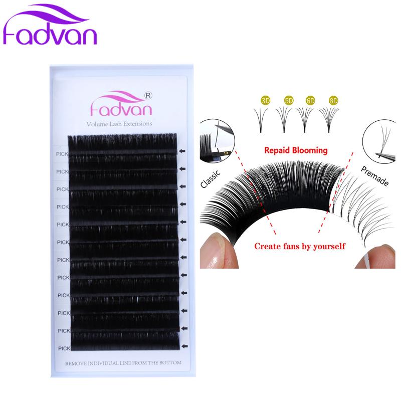 

Easy Fan Lashes Volume Lashes Bloom Eyelash Extension Austomatic Flowering Fans Easy Fanning Eyelash Extensions FADVAN