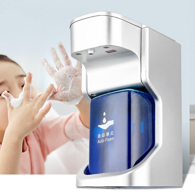 

450ML Automatic Soap Dispenser Touchless Sensor Hand Sanitizer Shampoo Detergent Automatic Soap Dispenser Wall Mounted