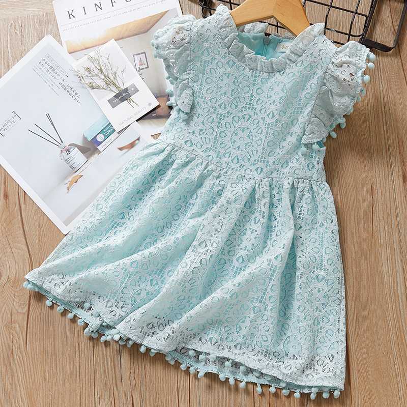 

Menoea Kids Girl Dresses Baby Girl Ruffles Drawstring Bow Clothes Children Sleeveless Dresses Crew Neck Dress baby clothes, An157