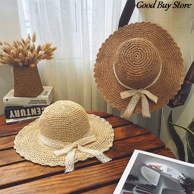 

Wide Brim Hats Boho Style 2021 Sun Women Floppy Summer Straw Bowler Boater Beach Bucket Hat Girls Panama Sunshade Retro Chapeu