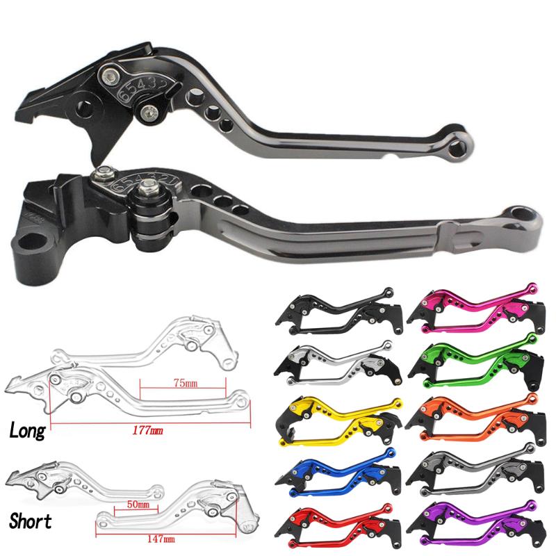 

Short & Long Motorcycle Adjustable Brake Clutch Levers For Z750S not Z750 model 2006 2007 2008 ZR750 ZEPHYR 1991-1993