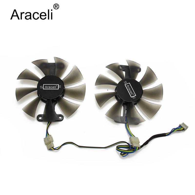 

GA91B2H 12V 0.35A 86mm RX 560 4Pin VGA Fan For SAPPHIRE RX560 Graphics Card Cooling Fan