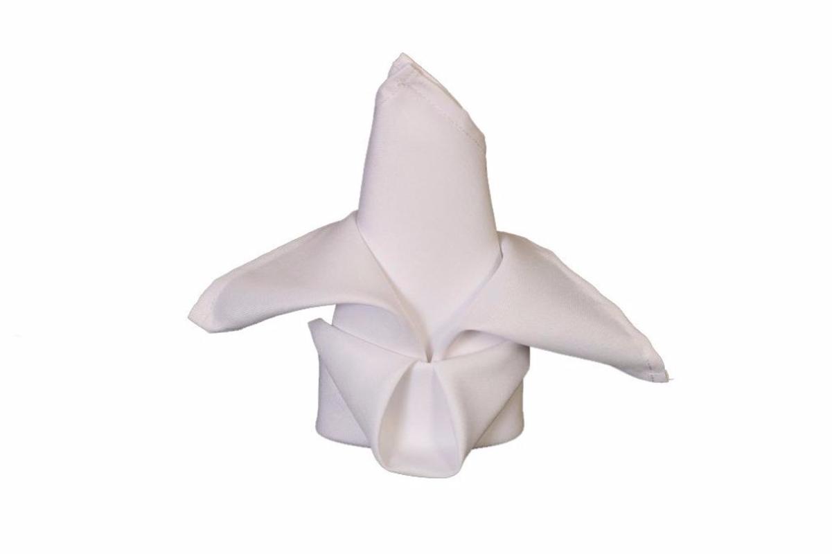 

Awillhome 100 Pcs Wedding Table Napkins Knitted Table Napkin Polyester Handkerchief Cloth Diner Wedding Decoration Party Event