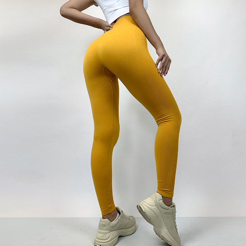 

Women High Elastic Fitness Leggings Yoga Pants Thin Sport Running Tights Sportswear Pants, Black