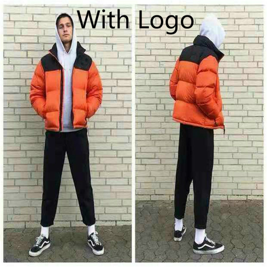 

20FW Men Jacket Camouflage Color Fashion Jacket Coat Solid Color with Letter Printed -XL European Size 3 Color -XL, Orange