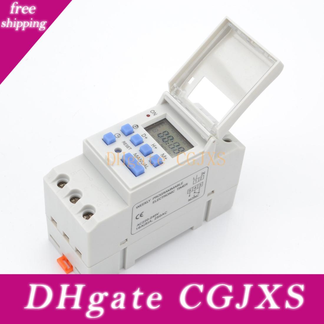 DC12V//24V AC110V//220V Wochen Tag Digitale Programmierbare Zeitschaltuhr Relais