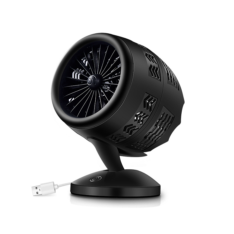 

5V Fan USB Mini Portable Desktop Cooling Fan Air Circulation Double-blade turbofan Cooler 360 Rotation For Home Office