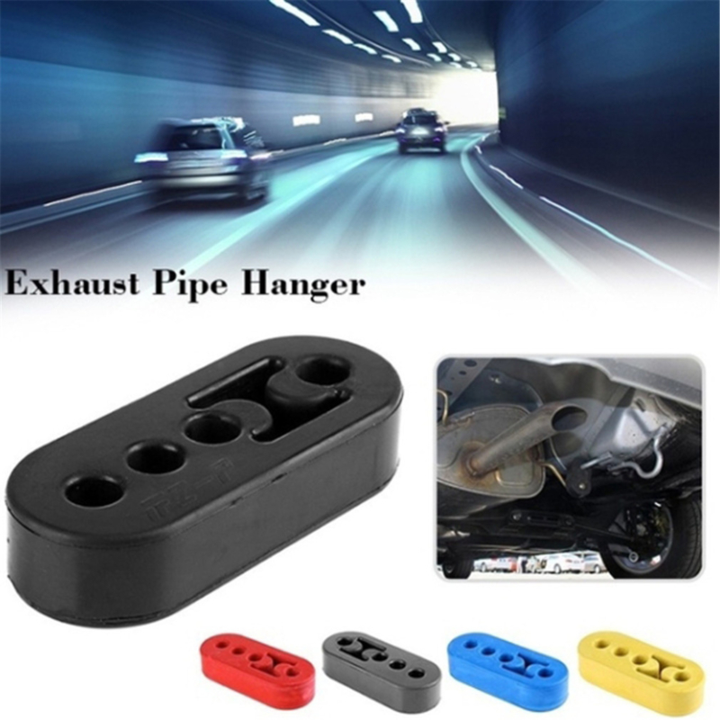 

Black Blue Four-Hole Automobile Exhaust Pipe Absorber Hanging Glue
