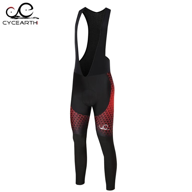 

CYCEARTH 2020 Breathable Cycling long Pants Bicycle Bike MTB Sport Cycle Bib Pants Coolmax Gel Pad CELP009