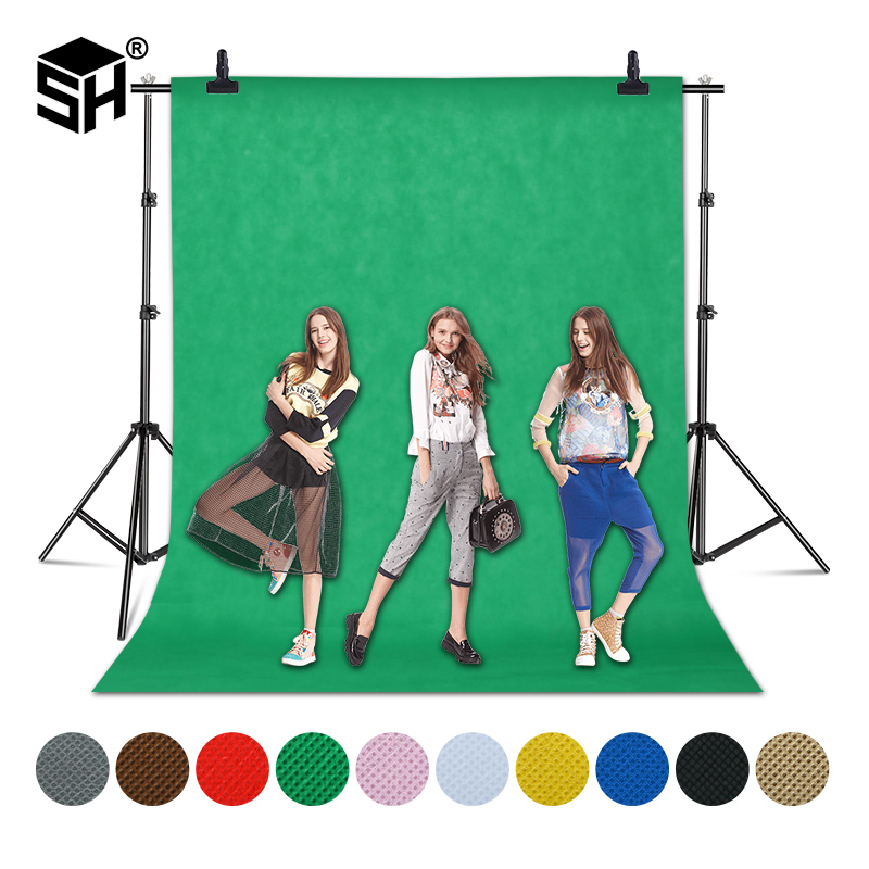 

1.6X4/3/2M Green Screen Photo Background Photography Backdrops Backgrounds Studio Video Nonwoven Fabric Chromakey Backdrop Cloth