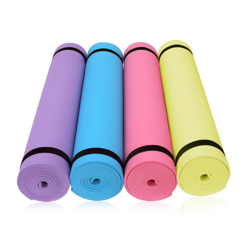 

Folding Yoga Gymnastics Mat 4mm Non-Slip Yoga Exercise Mat Pilates Exercise Lose Weight Moisture-proof Pad, Orange