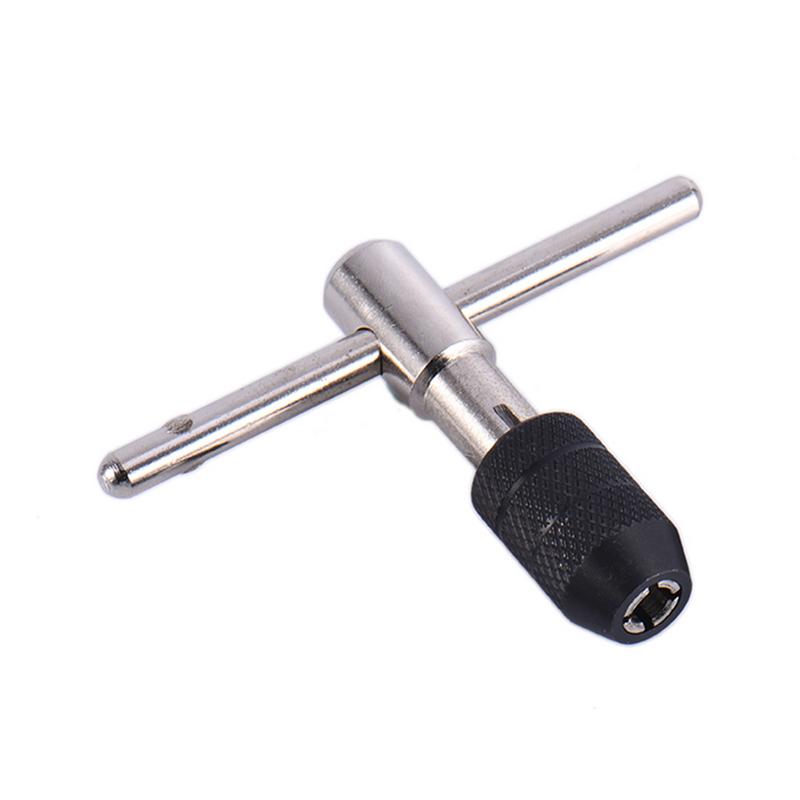 

Newest T-handle Reversible Single Tap Wrench Tapping Threading Tool M3-M8 Screwdriver Tap Holder Hand Tool For Repair Bicycle