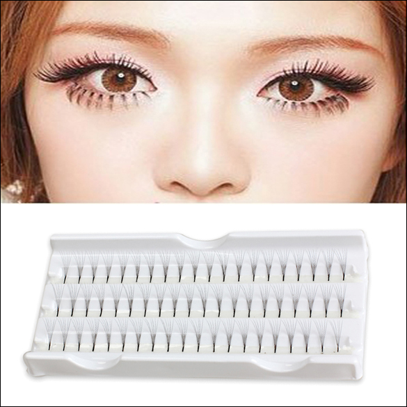 

60 Pcs/Set False Eyelash Cluster Eyes Makeup Eye Lashes Extension Tray 789
