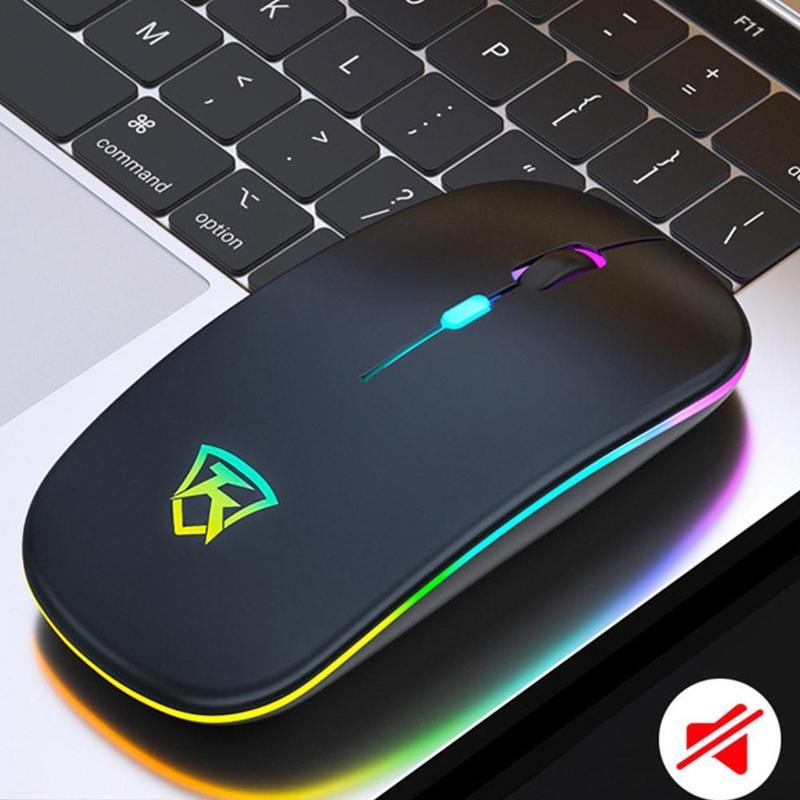 

Wireless Rechargeable Silent Mouse 2.4GHz USB Optical Ergonomic Mice LED Ultra-Slim Optical Gaming Mouse For PC Laptop Gamer