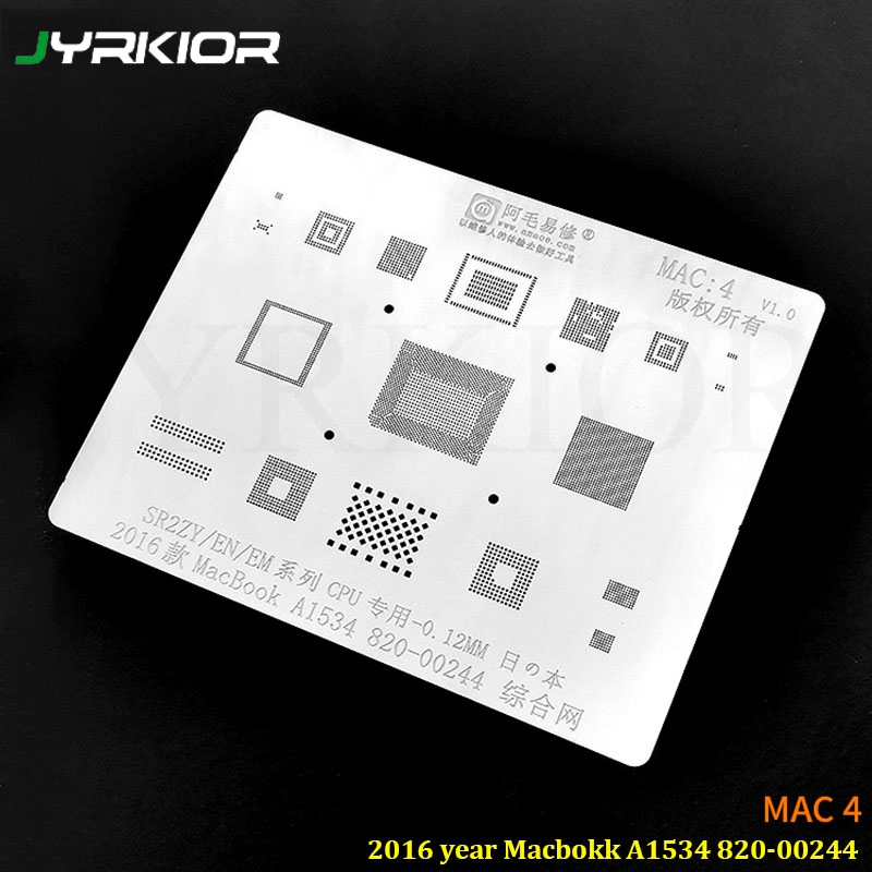 

Multi-functional SR23G SR2ZY Plant Tin Mesh/CPU Steel Net For MacBook A1534 A1706/1707 Laptop MAC BGA Reballing Stencil Template