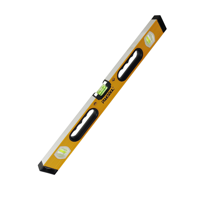 

Level household multifunctional 100cm measuring rule 3 level bubble double-sided milling bottom box spraying thick aluminum level
