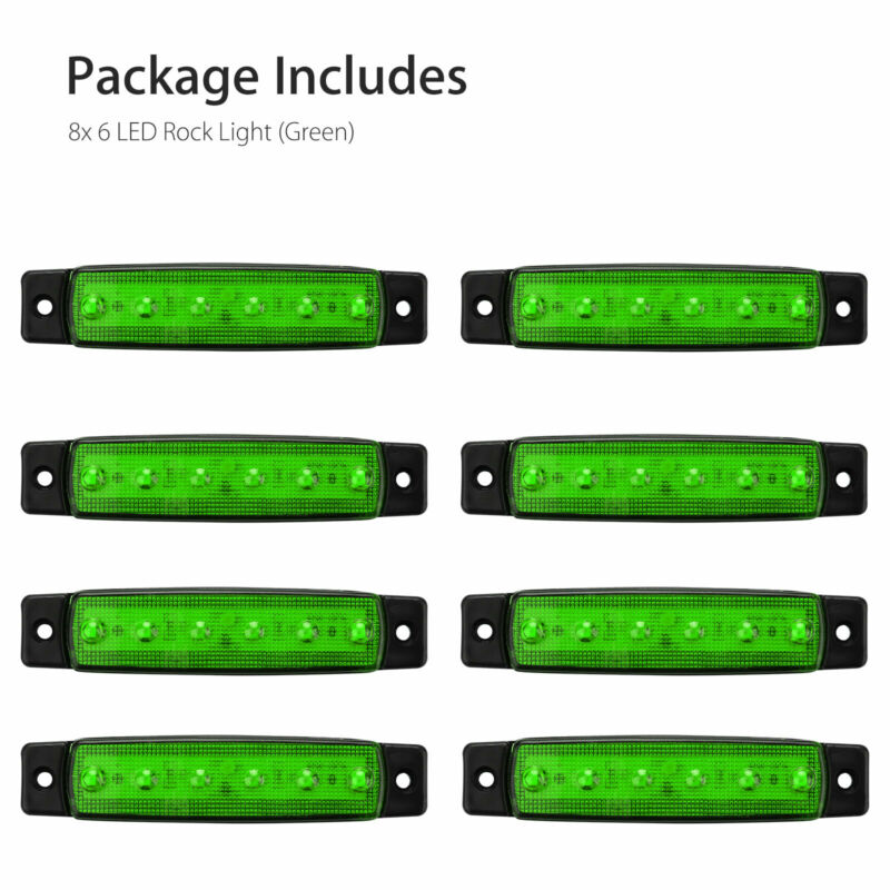 

Low Power 6-LED DIY Style Rock Light Over 50000 Hours Rear / Side For