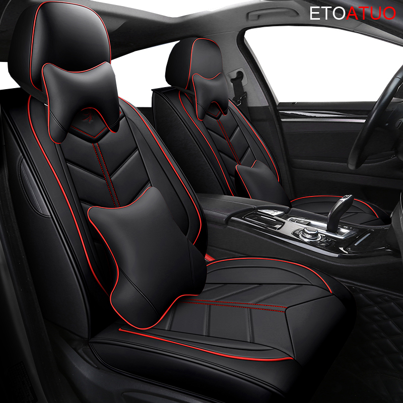 

Full Coverage Eco-leather auto seats covers PU Leather Car Seat Covers for 2 demio axrla 3 atenza 6 cx5 cx9 cx4