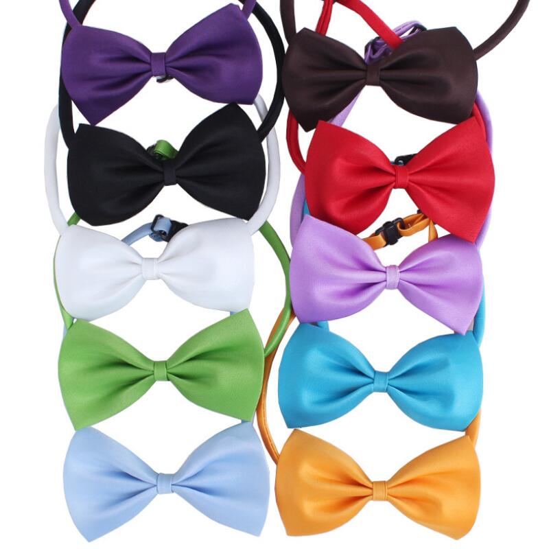 

1 piece Adjustable Dog Cat bow tie neck pet dog bow tie puppy bows pet bow tie different colors supply LX2914, Mix color