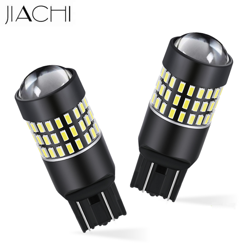 

JIACHI 100pcs T20 7443 7440 W21W led Auto cars Accessories lamps For Rear Brake Turn Signal bulb Car Tail Lights 78 SMD 12V 24V, As pic