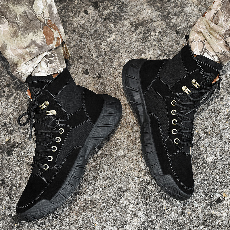 

causal sale Sneaker sneakers fashion leisure slip man 2020 hot mens on high casual Mens leather for wear sports boots flat, Black