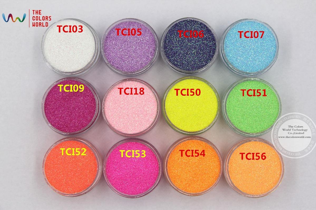 

TCT-016 Iridescent Pearlescent colors 0.2MM Size Glitter bright decoration for Nail design nail art gel and Manual DIY