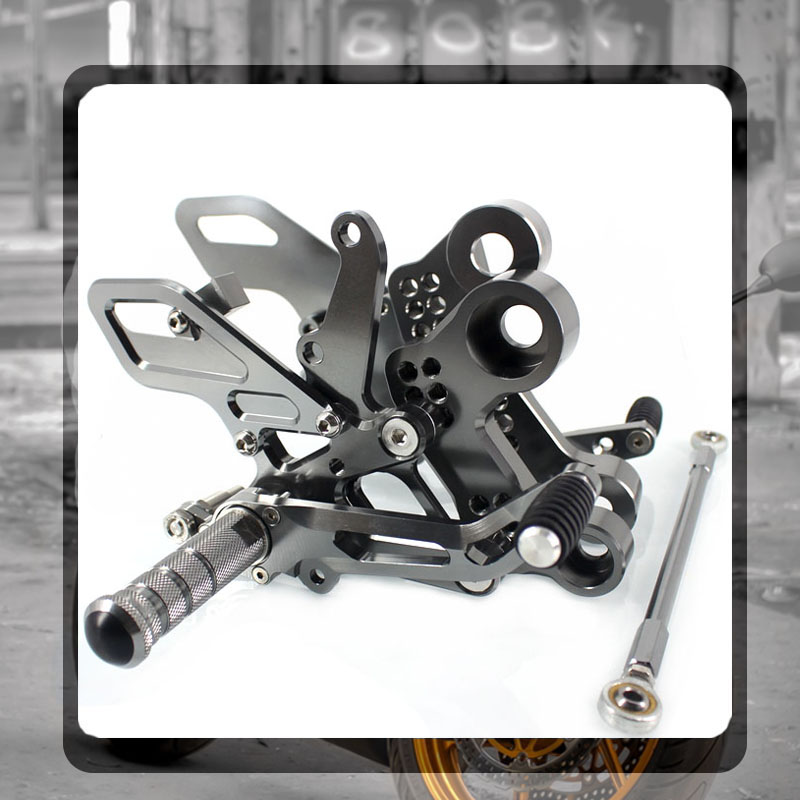 

For MT-09 MT09 MT 09 FZ-09 FZ 09 FZ09 2014 2020 2020 Motorcycle CNC Footrest Rear Sets Adjustable Rearset Foot Pegs
