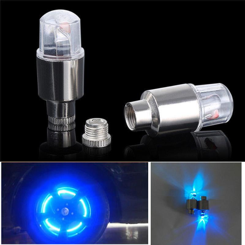 

2pcs LED Tire Stem Caps Neon Light Auto Accessories Bike Bicycle Car Auto Stem Caps Neon Light waterproof Accessories