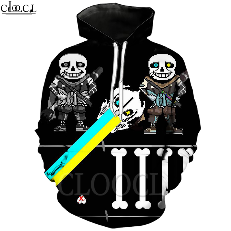 

CLOOCL Classic Games Undertale Hoodie 3D Print Funny Hooded Coat Sweatshirt Men Women Clothing Long Sleeve Couples Pullovers S-5XL, Hoodie 2