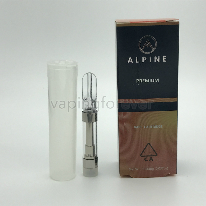 

NEW Alpine Vape Cartridge Packaging 0.8ml Glass Tank Empty Vape Pen Carts Ceramic Coil 510 Cartridge Vape Pens Packaging Box