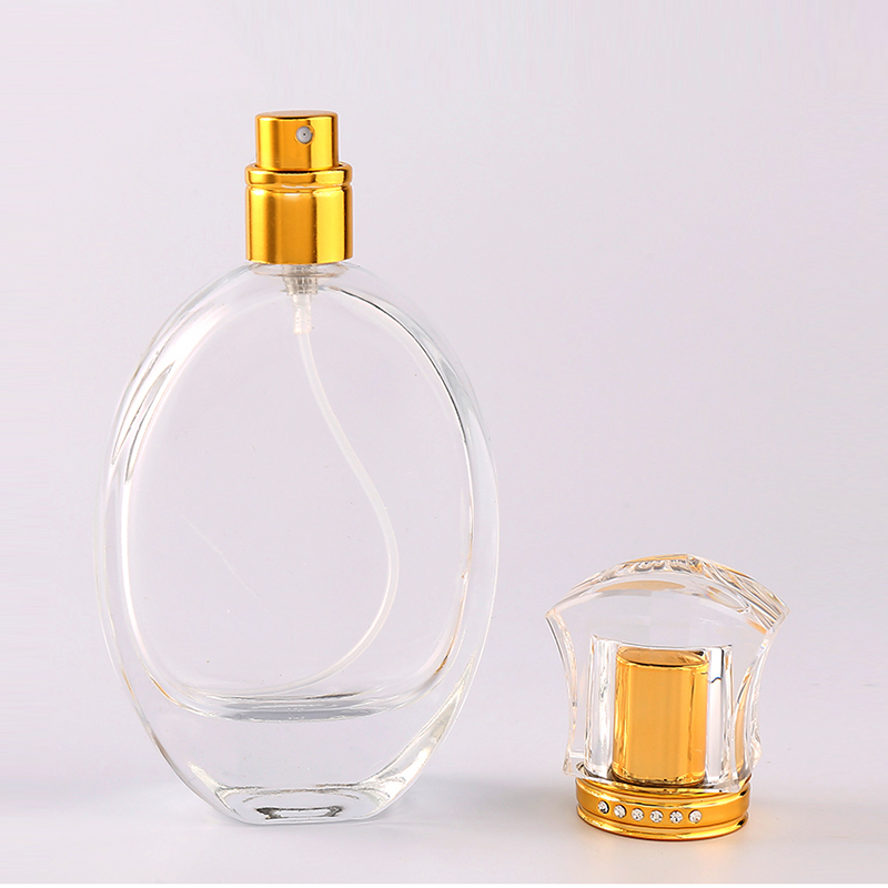 

25Pcs 50Ml Perfume Bottle Spray Clear Glass Refillable Empty Fine Mist Atomizer Aluminum Cap Cosmetic Container Make up Tool
