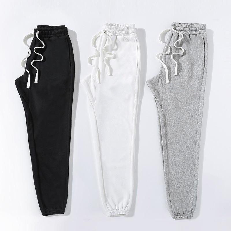 

2021 mens pants trousers autumn and winter casual street hip hop men's sports printed trend clothing, White