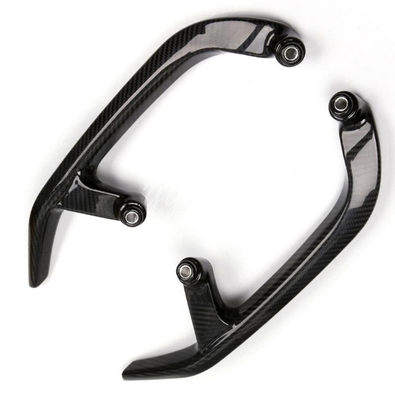 

Carbon Fiber Rear Handle Passenger Seat Hand Grab Bars For Tmax 530 2012-2020