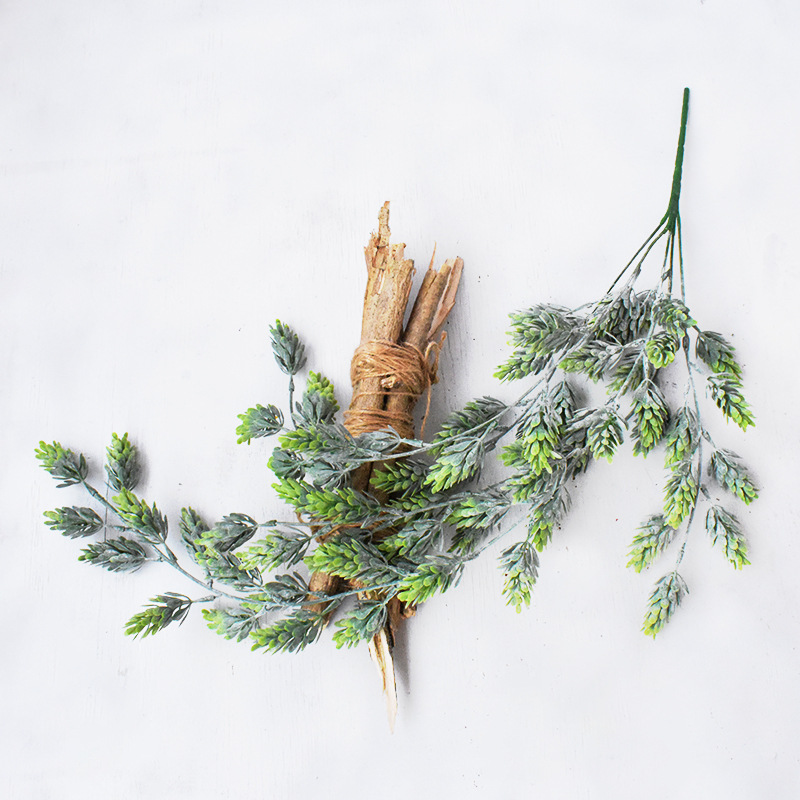 

Nordic retro flocked artificial pineapple nut vine wall hanging pine nut rattan home garden shop wedding decorative fake plants