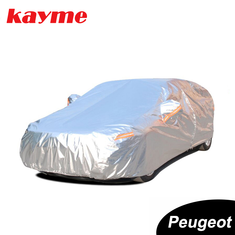 

Kayme aluminium Waterproof car covers super sun protection dust Rain car cover full universal auto suv protective for