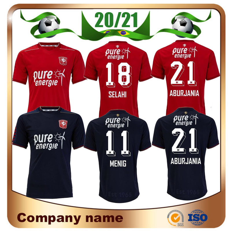 

20/21 FC Twente Soccer jerseys 2021 Home 11 MENIG 18 SELAHI 21 ABURJANIA Shirt Away Black 29 ROEMERATOE football uniforms, Black;yellow
