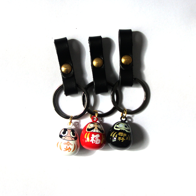 

JDM Lucky Cat Bell Keychain Lucky Bell ring Dharma Onmyoji Bracelet for car and Motorcycles Accessories
