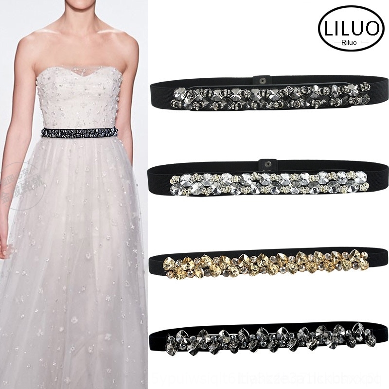 black rhinestone belt for dress