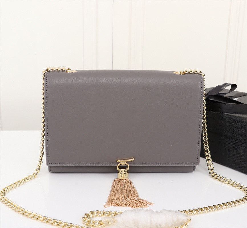

2020 Designer bags luxury handbags kate bags women's purse real leather chain shoulder bag women crossbody bag high quality tassel bag 22cm