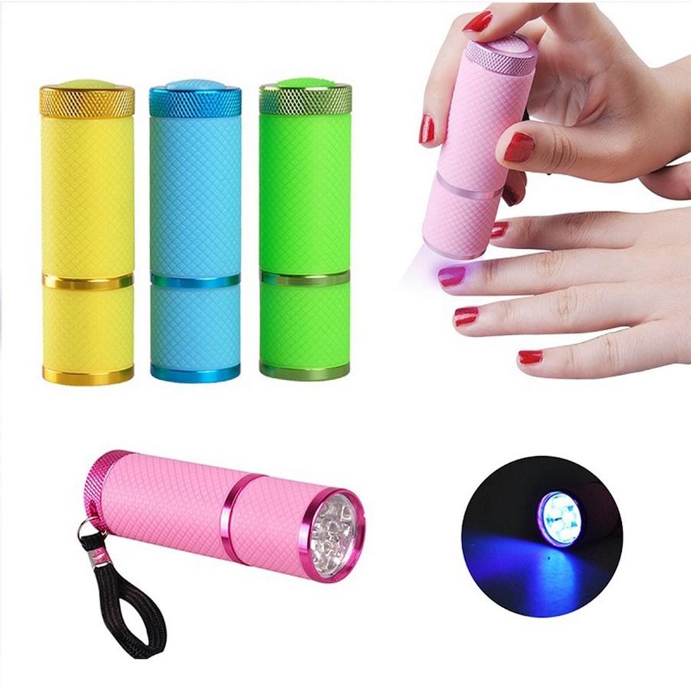 

Mini Nail Dryer LED UV Lamp Gel Polish Secadores De Unas LED Flashlight Fast Cure Séchoirs A Ongles Nail Art Tools Nail Dryers, Pink