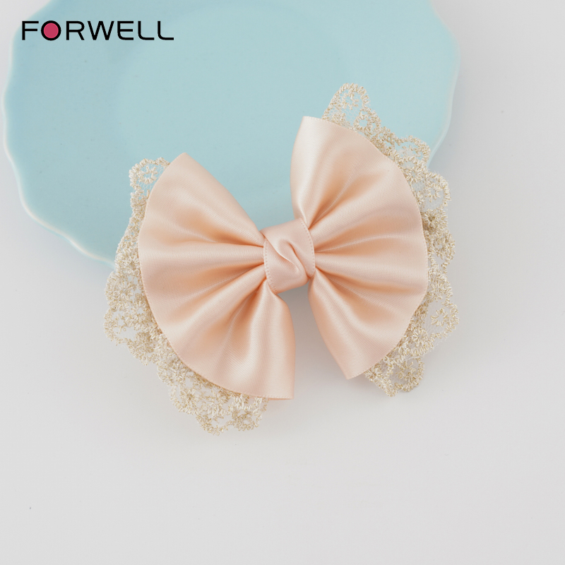 

Forwell Girl hair clip headwear Bow Flower Hairpin hair Headdress Handmade DIY Clip Cute Accessories Free Shipping