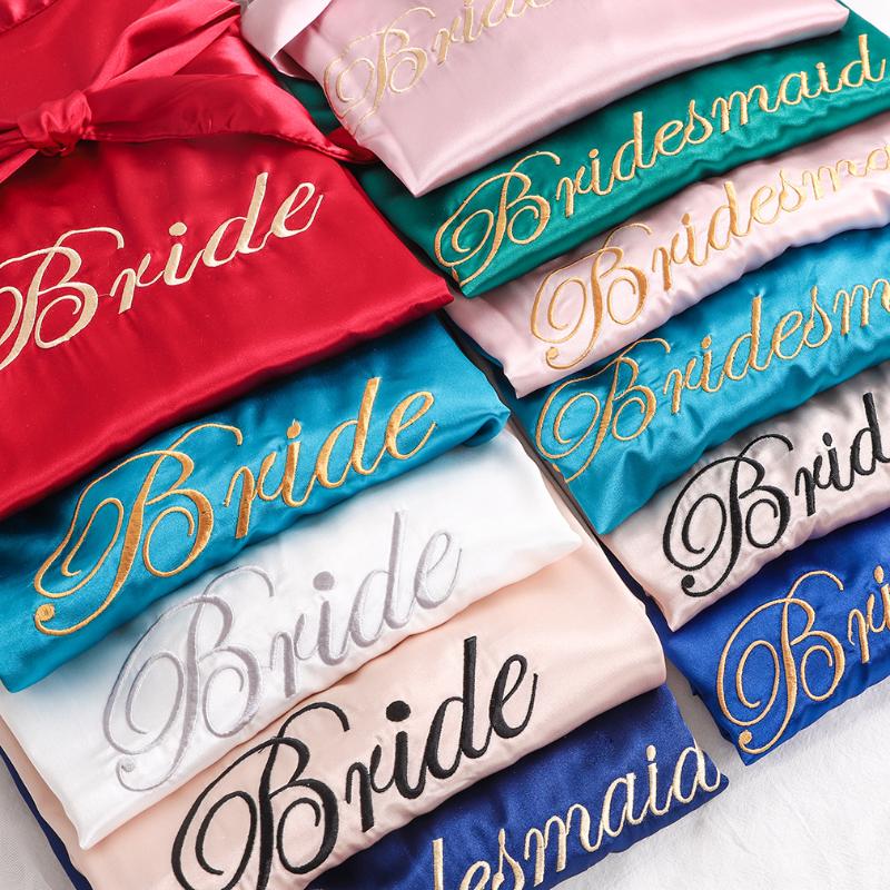 

Casual Soft Lady Bride Bridesmaid Wedding Sleepwear Exquisite Embroidery Nightgown Nightwear Sexy Mini Bath Gown Solid Homewear, Nightdress